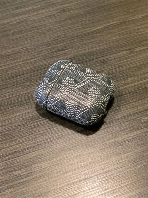 goyard airpod|Repurposed Authentic Goyard AirPod Case .